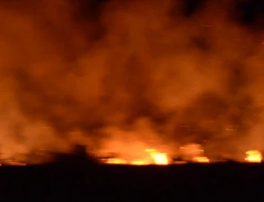 Δραματικό βράδυ στην Ηλεία από την πύρινη λαίλαπα που έκαψε σπίτια - Εκκενώθηκε η Σκιλλουντία (βίντεο)